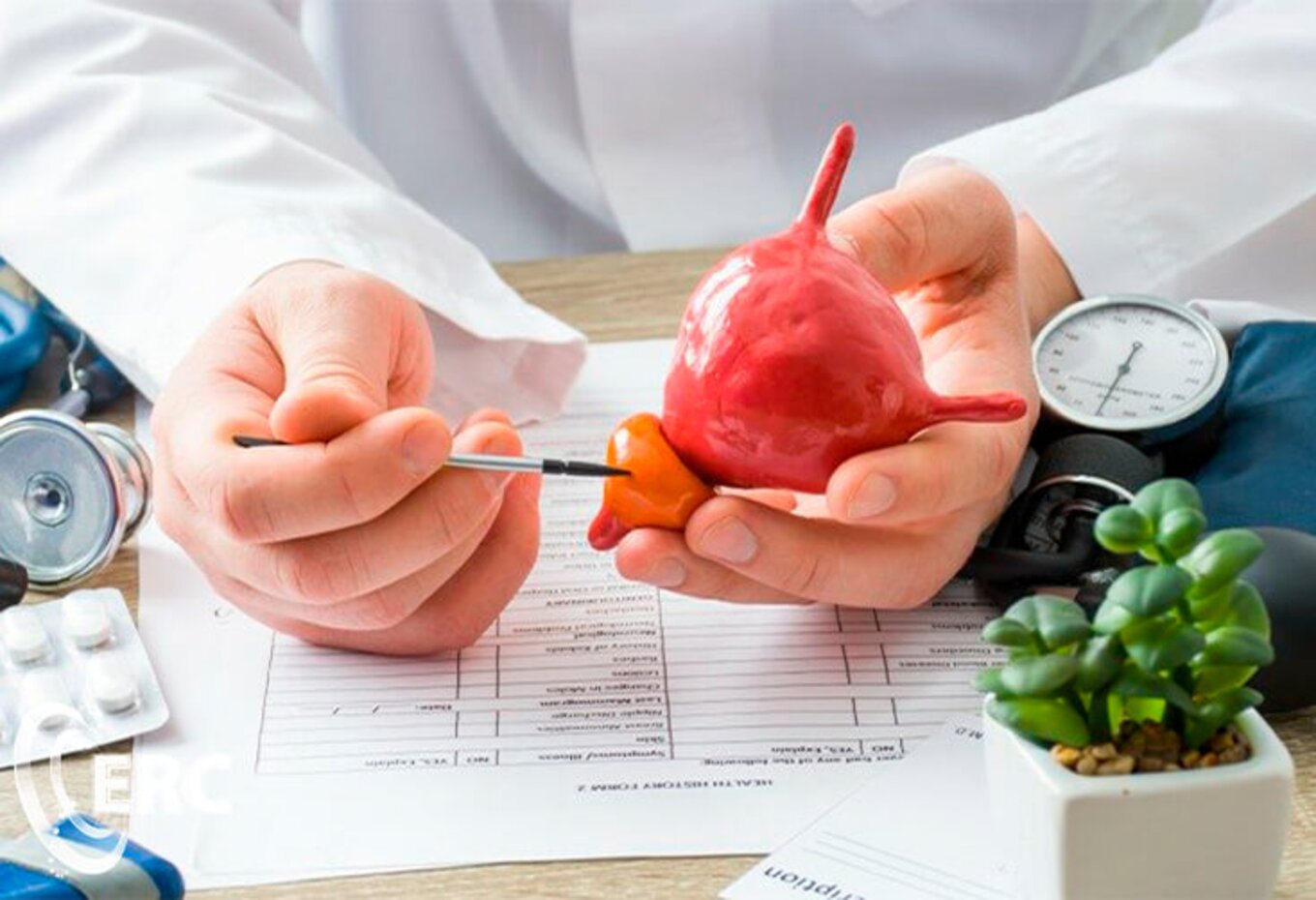 Man walking on a quiet street in the morning
